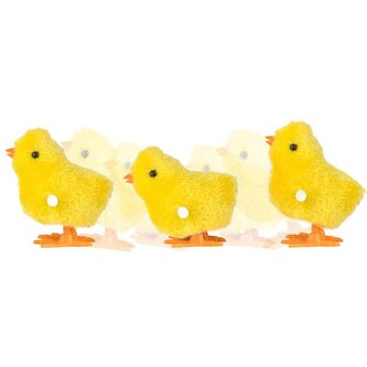 Zabawka nakręcana figurka kurczaczek 1 z 3 kolorów Tommy & Frida, Trendhaus