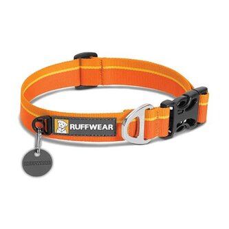 Ruffwear obojek pro psy, Hoopie Dog Collar, oranžový, velikost S Ruffwear obojek pro psy, Hoopie Dog Collar, oranžový, velikost S