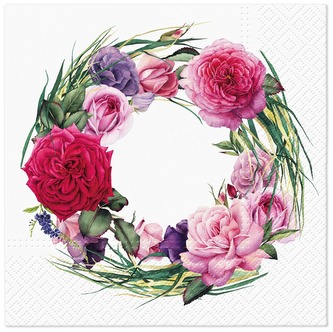 Serwetki 33x33cm Gorgeous Wreath, Paw