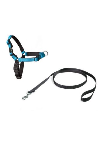 PetSafe® Postroj EasyWalk Deluxe modrý velikost M/L