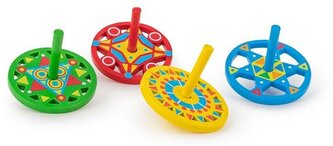 Bączek cyrkowy drewniany, 4 różne motywy, Trendhaus