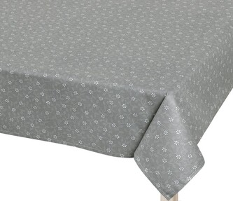 Ubrus ADÉLA - Pnoucí kvítek šedá - 120x140 cm