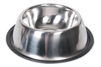 Karlie Nerezová miska s gumovým okrajem 16cm 900ml