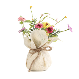 Dekorační umělá kytice | FLOS | s barevnými květy | 30 cm | 884844