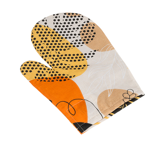 Kuchyňská chňapka - Oblázky oranžová - 28x18 cm