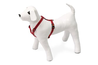 Karlie Postroj ASP Mix&Match červený motiv Grafit velikost 35-50cm 15mm