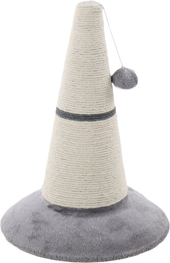 Flamingo Elmo Škrabadlo pro kočky Bílá/šedá 45cm