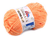 Pletací žinylková příze Dolphin Baby 100 g - 1 ks - 28 (80316) oranžová světlá