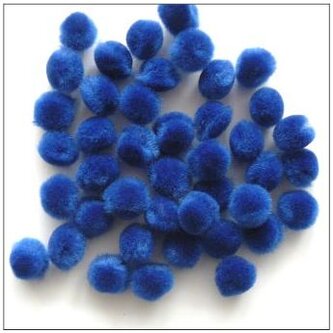 Pompony dekor. 10mm 72szt. granat, 1510-11, Bluma Creative