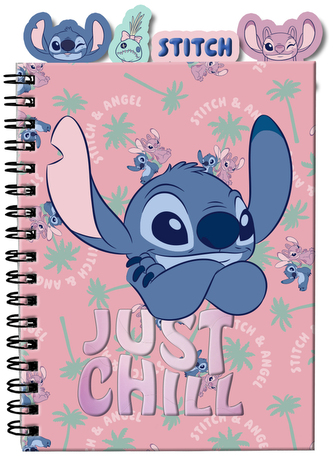 Notes A5 na spirali z zakładkami Stitch, Paso