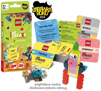 Książka Lego books. Rebuild. Karty wyzwań: zwierzęta, Ameet