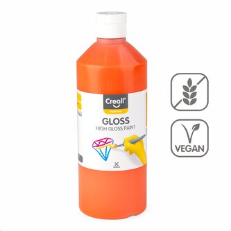 Creall barva s vysokým leskem Gloss, 500 ml, oranžová