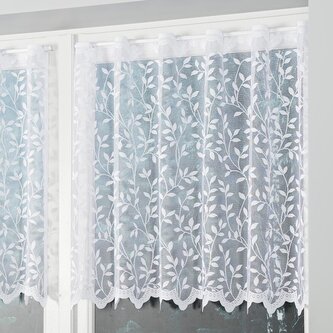 Dekorační metrážová vitrážová záclona GITA bílá výška 70 cm MyBestHome