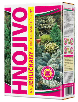 Hnojivo na jehličnany a jiné okrasné dřeviny STANDARD - 1 kg