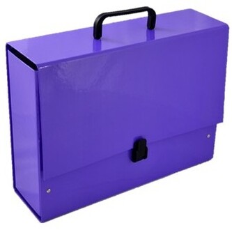 Teczka rączką B4 Jumbo 10 cm pastel. wrzosowa, Penmate