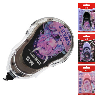 Korekční páska M&G Pink Fantasy 5 mm x 20 m - s měnícím se obrázkem