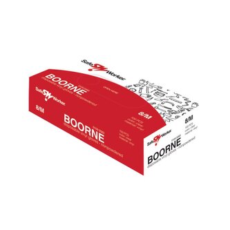 Rukavice vinylové BOORNE, XL, jednorázové, nepudrované, 100 ks