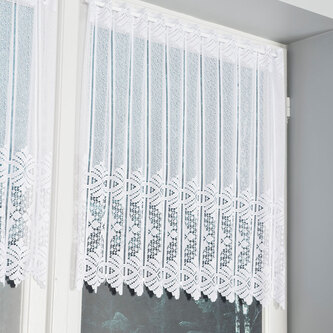 Dekorační metrážová vitrážová záclona PICTURA bílá výška 70 cm MyBestHome