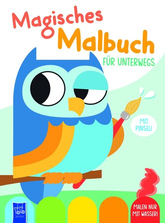Magisches Malbuch für unterwegs - Cover Eule