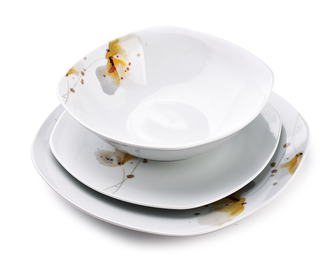 BLOSSOM BEIGE Komplet obiadowy 18 elementów BLOSSOM BEIGE Komplet obiadowy 18 elementów