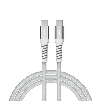 Verbatim magnetický kabel Sync & Charge USB-C to USB-C 60W 120 cm šedý