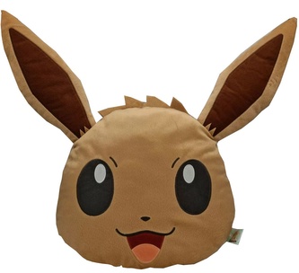 Polštář Pokémon: Eevee s ušima (36 x 35 x 7 cm)