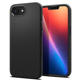 Spigen Liquid Air, matte black - iPhone 16e