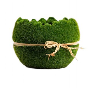 Velikonoční dekorace | POLY | zelená keramika | 11x8,5 cm | 725654