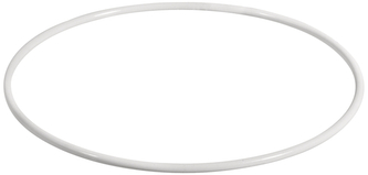 Obręcz metalowa, 10 cm, biała, Rayher