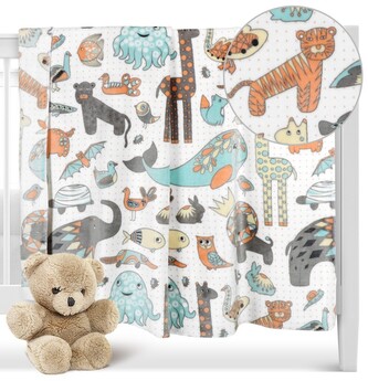 ELLA dětská přikrývka - Zvířátka - 100x150 cm