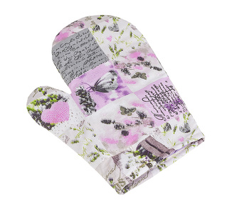 Kuchyňská chňapka - Patchwork lila - 28x18 cm