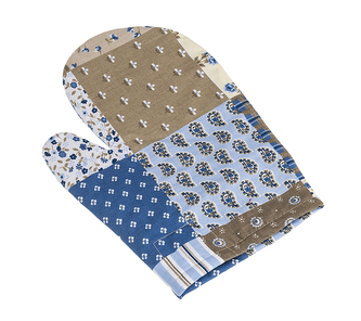 Kuchyňská chňapka - Patchwork modrá - 28x18 cm