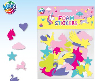 Pěnové samolepky Jednorožec