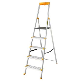 Hliníkové schůdky 5 stupňů jednostranné DRABEST ALD5 MAX