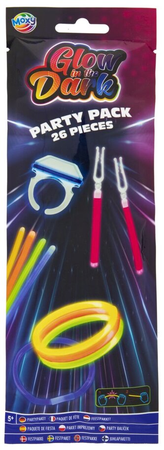 Party sada svítící ve tmě  - tyčky 26 ks Party sada svítící ve tmě  - tyčky 26 ks