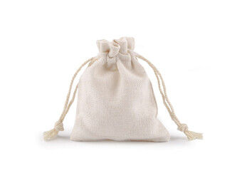 Dárkový pytlík 7x9 cm lněný - 50 ks - 3 režná nejsvětlejší