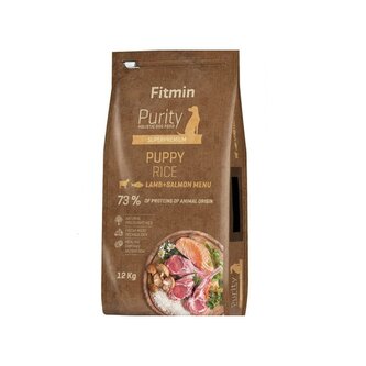 Fitmin Dog Purity Rice Puppy Lamb & Salmon 12 kg