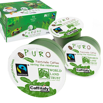 Puro Kapsle Fairtrade 4U kompatibilní s Tchibo - Caffitaly 96 kusů