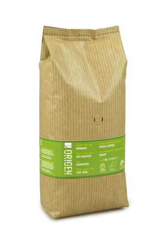 Puro Zrnková káva Fairtrade Bio Origen Honduras 100% Arabica 1kg