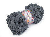Pletací příze Alize Puffy Fine 100 g - 1 ks - 46 (87) šedá