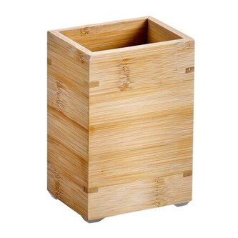 Držák na zubní kartáčky 6,5 x 12 x 8,5 cm, bambus KESPER 19401