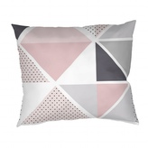Dadka Povlak nan polštář bavlna Pyramidy pudrové 50x70 cm
