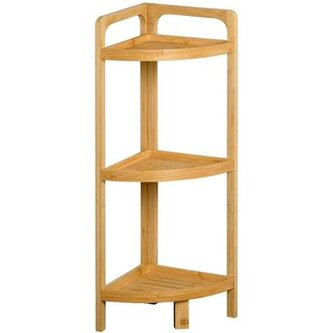 Rohová police 23 x 70 x 23 cm, bambus KESPER 19439