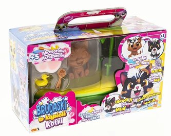 Brudaski w kąpieli Kotki - Lusia z wanną