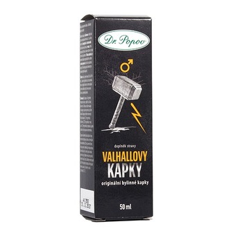 Valhallovy krople, oryginalne krople ziołowe, 50 ml Dr. Popov