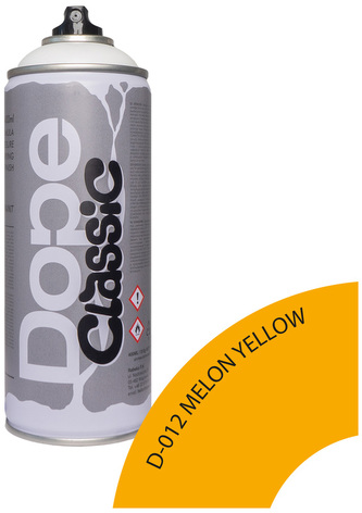 Farba w sprayu 400ml Classic D-012 Melon Yellow, Dope Cans
