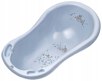 MALTEX Wanna 84cm z korkiem Wieloryb satynowy błękit