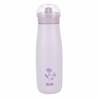 NUK 225329 Kubek ze stali nierdzewnej  500ml Mini +12m kwiat
