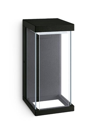 Kyrie venkovní nástěnné svítidlo LED 12W 1500lm 2700K IP44, černé