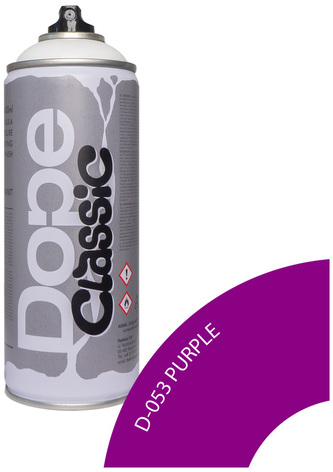 Farba w sprayu 400ml Classic D-053 Purple, Dope Cans